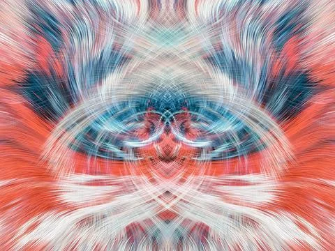 Design element for graphics Visionary surreal artworks Fractal Wall Art Des.. 스톡 일러스트