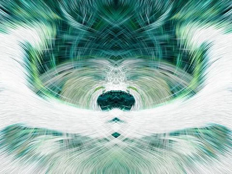 Design element for graphics Visionary surreal artworks Fractal Wall Art Des.. Stockillustratie