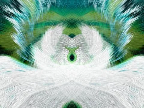 Design element for graphics Visionary surreal artworks Fractal Wall Art Des.. Stock Illustration