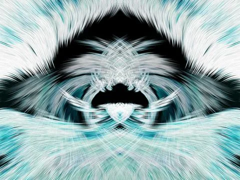 Design element for graphics Visionary surreal artworks Fractal Wall Art Des.. Illustrazione stock