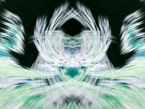 Design element for graphics Visionary surreal artworks Fractal Wall Art Des.. Stock Illustration