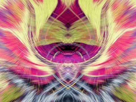 Design element for graphics Visionary surreal artworks Fractal Wall Art Des.. Ilustración de archivo