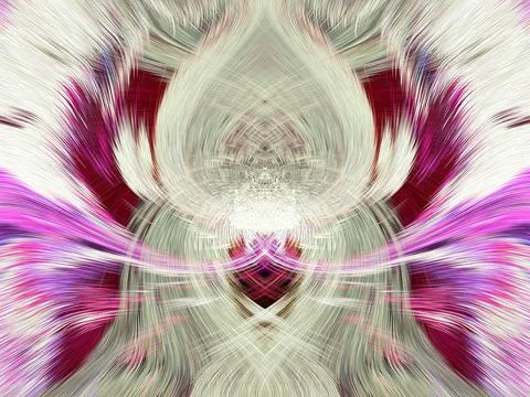 Design element for graphics Visionary surreal artworks Fractal Wall Art Des.. Stock Illustration