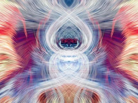 Design element for graphics Visionary surreal artworks Fractal Wall Art Des.. 스톡 일러스트