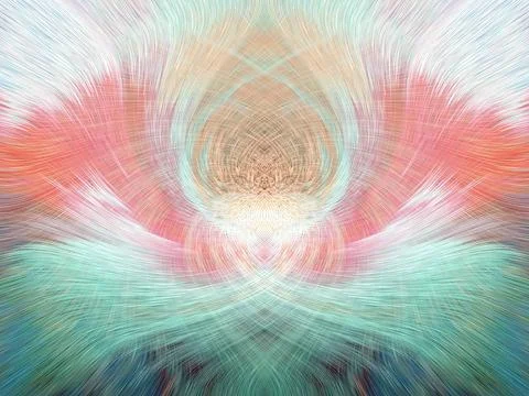 Design element for graphics Visionary surreal artworks Fractal Wall Art Des.. Stock Illustration