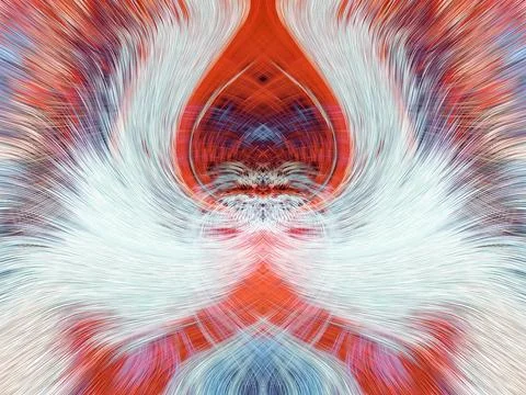 Design element for graphics Visionary surreal artworks Fractal Wall Art Des.. Illustrazione stock