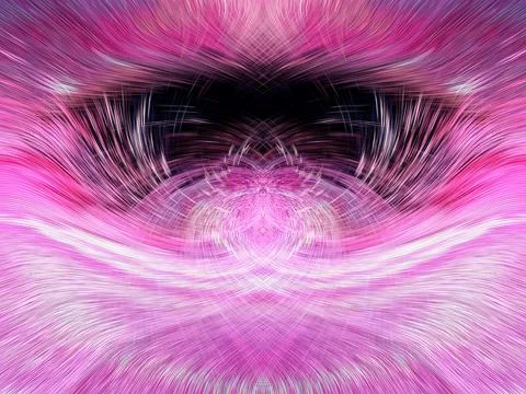 Design element for graphics Visionary surreal artworks Fractal Wall Art Des.. Stock Illustration