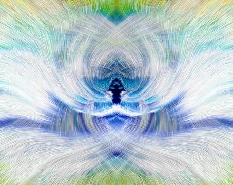 Design element for graphics Visionary surreal artworks Fractal Wall Art Des.. Stock Illustration
