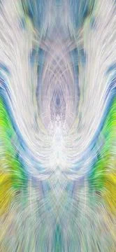 Design element for graphics Visionary surreal artworks Fractal Wall Art Des.. Illustrazione stock