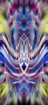 Design element for graphics Visionary surreal artworks Fractal Wall Art Des.. 스톡 일러스트