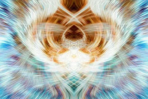 Design element for graphics Visionary surreal artworks Fractal Wall Art Des.. 스톡 일러스트