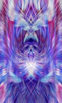 Design element for graphics Visionary surreal artworks Fractal Wall Art Des.. Stock Illustration