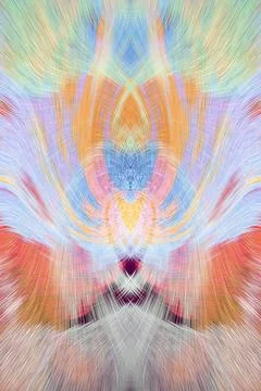 Design element for graphics Visionary surreal artworks Fractal Wall Art Des.. Stock Illustration