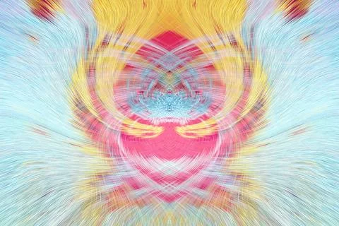 Design element for graphics Visionary surreal artworks Fractal Wall Art Des.. 스톡 일러스트