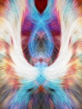 Design element for graphics Visionary surreal artworks Fractal Wall Art Des.. 스톡 일러스트