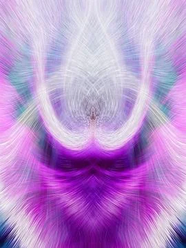 Design element for graphics Visionary surreal artworks Fractal Wall Art Des.. Illustrazione stock