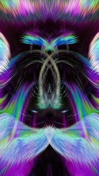 Design element for graphics Visionary surreal artworks Fractal Wall Art Des.. Stock Illustration