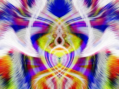 Design element for graphics Visionary surreal artworks Fractal Wall Art Des.. 스톡 일러스트
