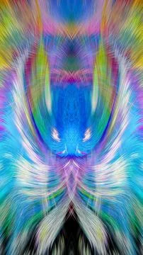 Design element for graphics Visionary surreal artworks Fractal Wall Art Des.. Ilustración de archivo