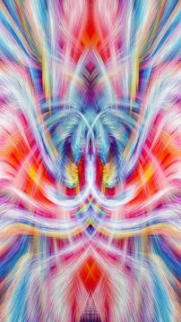 Design element for graphics Visionary surreal artworks Fractal Wall Art Des.. Stock Illustration