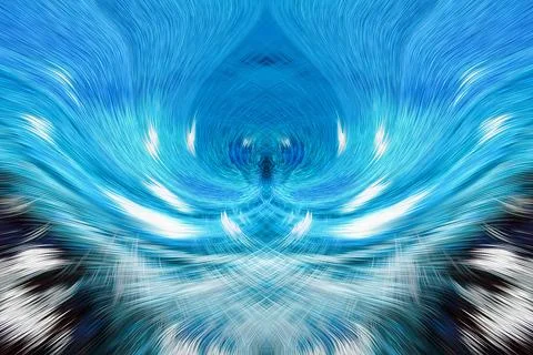 Design element for graphics Visionary surreal artworks Fractal Wall Art Des.. Stock Illustration