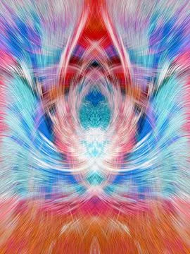Design element for graphics Visionary surreal artworks Fractal Wall Art Des.. イラスト素材