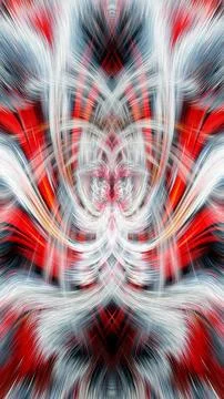 Design element for graphics Visionary surreal artworks Fractal Wall Art Des.. Stockillustratie