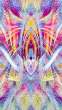 Design element for graphics Visionary surreal artworks Fractal Wall Art Des.. Stock Illustration