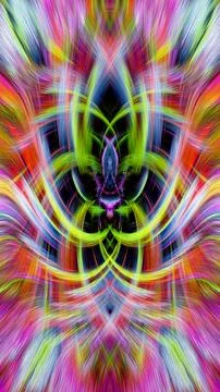 Design element for graphics Visionary surreal artworks Fractal Wall Art Des.. Illustrazione stock