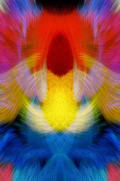 Design element for graphics Visionary surreal artworks Fractal Wall Art Des.. 스톡 일러스트
