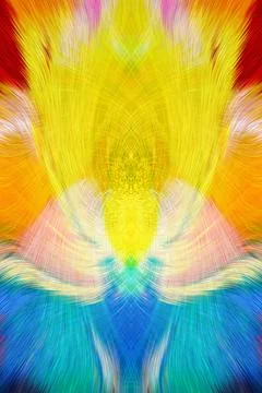 Design element for graphics Visionary surreal artworks Fractal Wall Art Des.. Stock Illustration