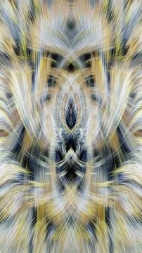 Design element for graphics Visionary surreal artworks Fractal Wall Art Des.. Stock Illustration