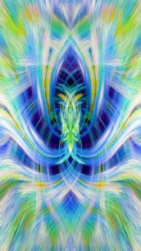 Design element for graphics Visionary surreal artworks Fractal Wall Art Des.. 스톡 일러스트