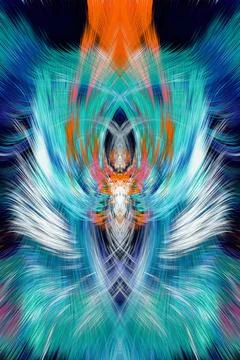 Design element for graphics Visionary surreal artworks Fractal Wall Art Des.. イラスト素材