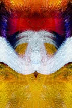 Design element for graphics Visionary surreal artworks Fractal Wall Art Des.. Stock Illustration