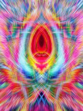 Design element for graphics Visionary surreal artworks Fractal Wall Art Des.. Illustrazione stock