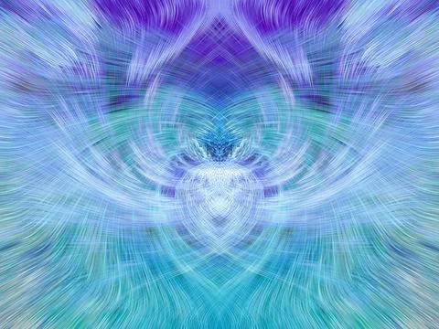 Design element for graphics Visionary surreal artworks Fractal Wall Art Des.. Illustrazione stock