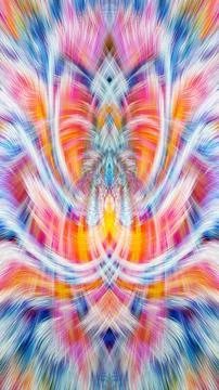 Design element for graphics Visionary surreal artworks Fractal Wall Art Des.. Stock Illustration