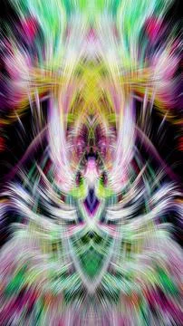 Design element for graphics Visionary surreal artworks Fractal Wall Art Des.. Illustrazione stock