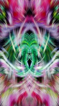 Design element for graphics Visionary surreal artworks Fractal Wall Art Des.. Stockillustratie