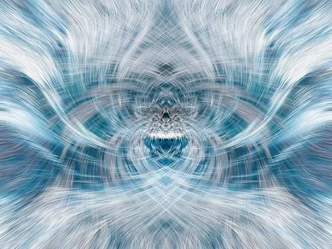 Design element for graphics Visionary surreal artworks Fractal Wall Art Des.. Stock Illustration