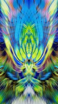 Design element for graphics Visionary surreal artworks Fractal Wall Art Des.. Illustrazione stock