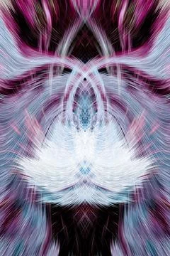 Design element for graphics Visionary surreal artworks Fractal Wall Art Des.. Illustrazione stock