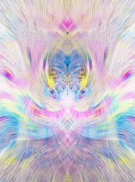 Design element for graphics Visionary surreal artworks Fractal Wall Art Des.. Illustrazione stock