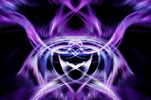 Design element for graphics Visionary surreal artworks Fractal Wall Art Des.. Stock Illustration