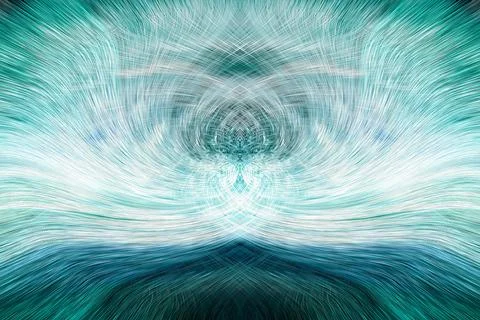 Design element for graphics Visionary surreal artworks Fractal Wall Art Des.. Stock Illustration