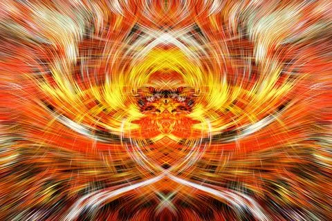 Design element for graphics Visionary surreal artworks Fractal Wall Art Des.. Stock Illustration