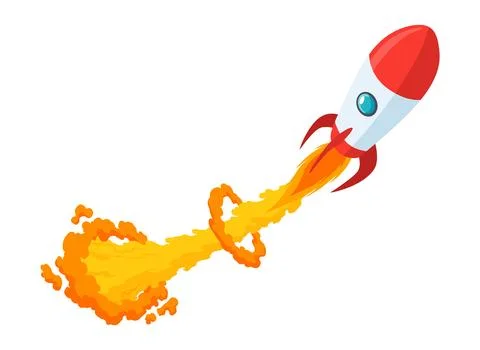 Design element for successful start up, starting new business project banner Stock Illustration