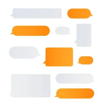 Design element vector of message bubbles. Chating concept 스톡 일러스트