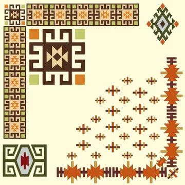 Design element vintage Stock Illustration
